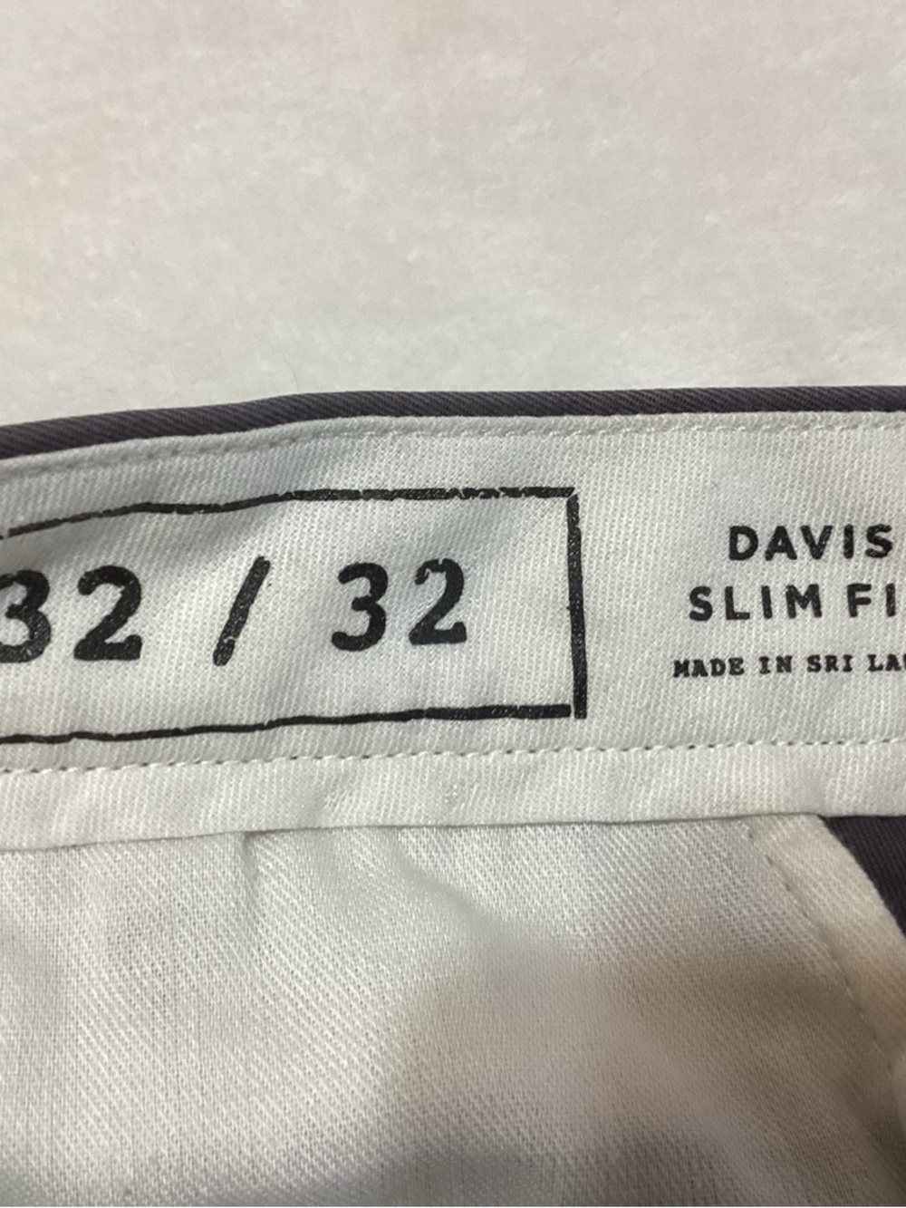 Men's Club Monaco Davis Slim-Fit Pants Gray Size 32/32 Business Casual - Picture 4 of 11